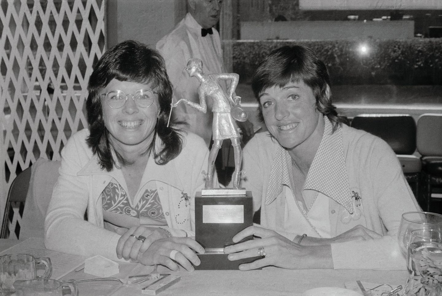 In 1972, the inaugural Virginia Slims Championships (now the WTA Finals) were staged in Boca Raton, Florida – the first women-only tournament to offer prize money of $100,000. Billie Jean King and Margaret Court are pictured promoting the 1973 event