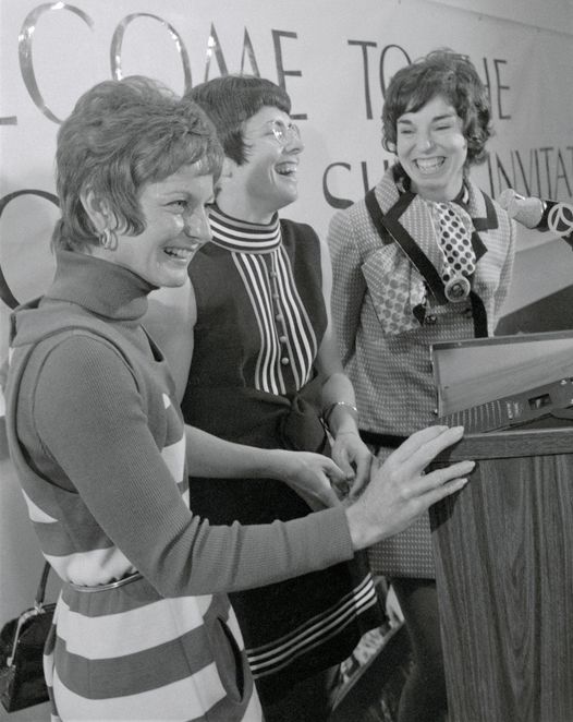 Shortly after the Houston Invitational, Original 9 members Nancy Richey, Billie Jean King and Julie Heldman fronted a press conference to announce a new women’s tennis circuit – the World Tennis Women’s Pro Tour, sponsored primarily by Virginia Slims