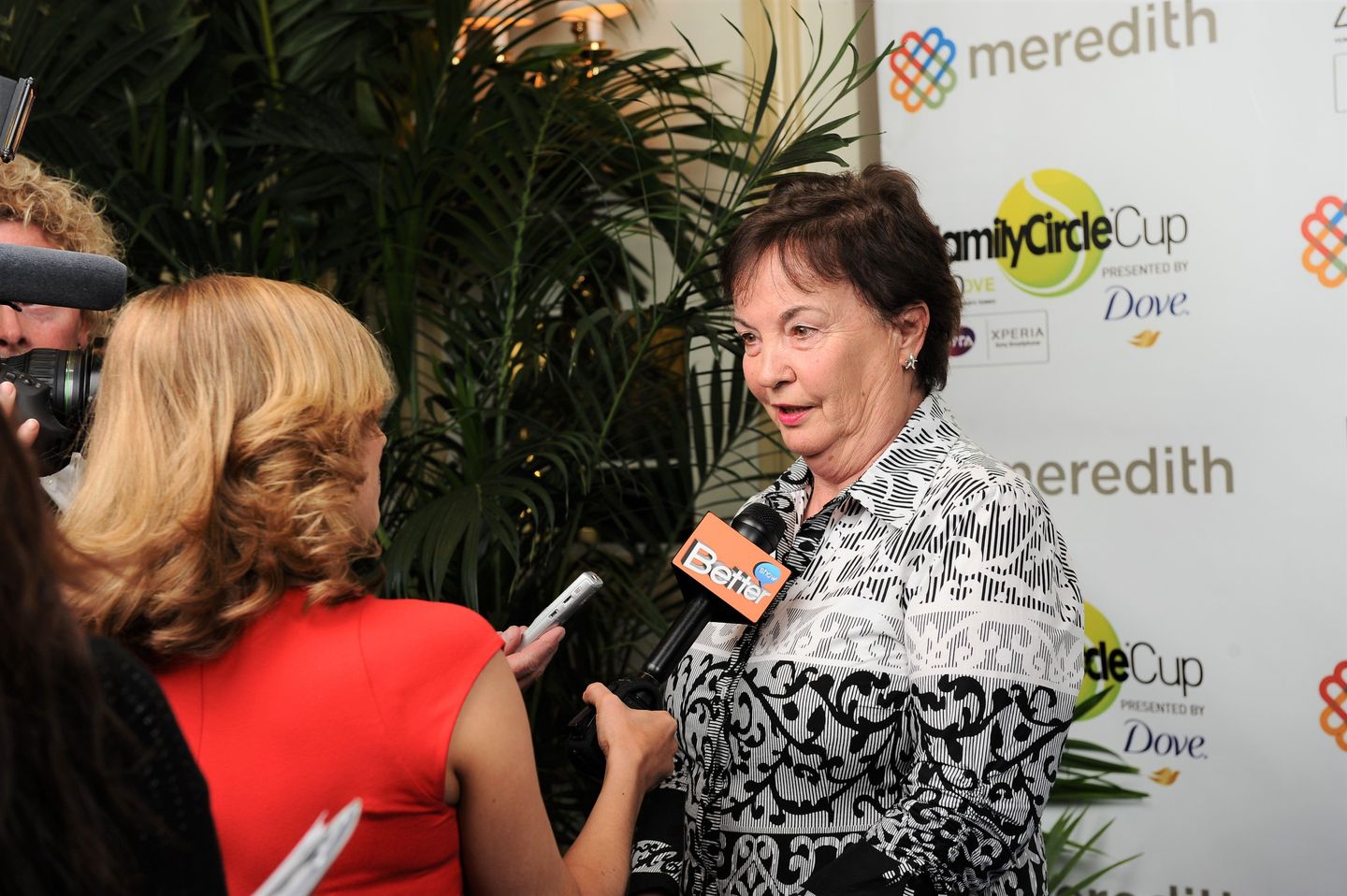 Kerry Melville Reid walked the line of TV interviews.