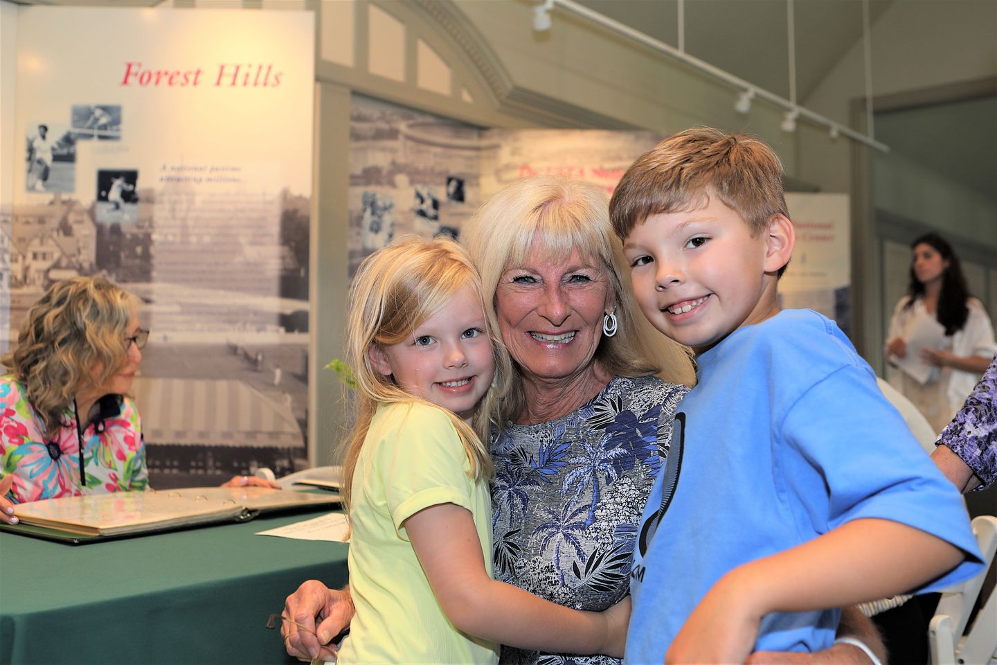 Induction weekend was a family affair with special guests including the grandchildren of Valerie Ziegenfuss.