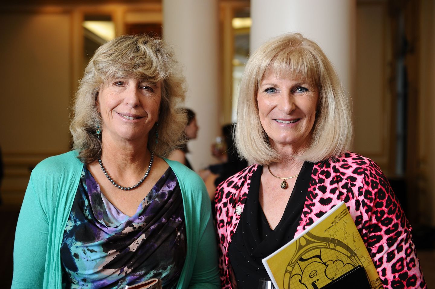 Kristy Pigeon and Valerie Ziegenfuss enjoyed the opportunity to catch up.
