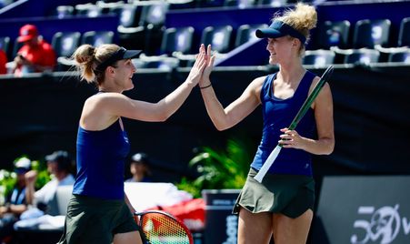 Dabrowski and Routliffe - 2023 WTA Finals Day 6