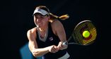 Ekaterina Alexandrova saved four match points in the second-set tiebreak, then overturned a 5-3 third-set deficit, to beat Magda Linette 3-6, 7-6(8), 7-5 in the first round of Adelaide.