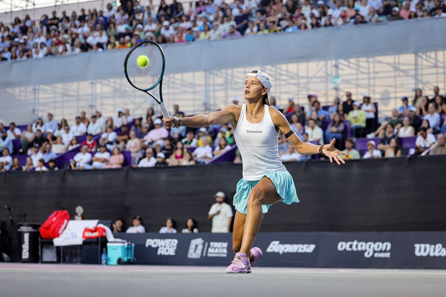 Emiliana Arango, 24, became the sixth Colombian to reach the Top 100 on Mar. 3 after an 11-match winning streak that included the Cancun WTA 125 title and then, as a qualifier, her first tour-level final in Merida.