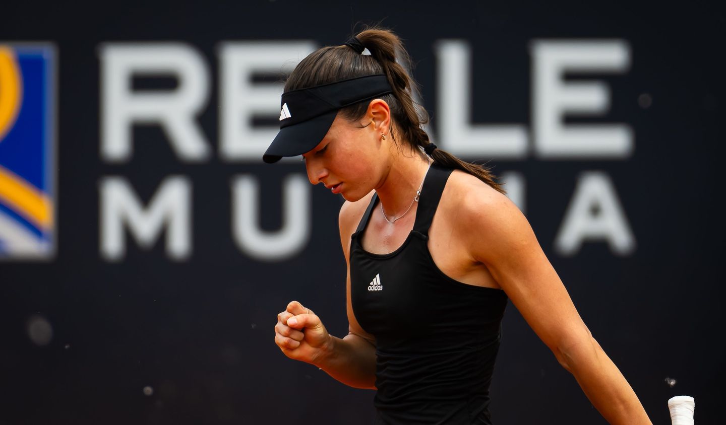 Elina Avanesyan came from 5-3 down in the third set, saving one match point trailing 5-4, to defeat Cristina Bucsa 6-7(3), 6-0, 7-5 in the first round of Rome.