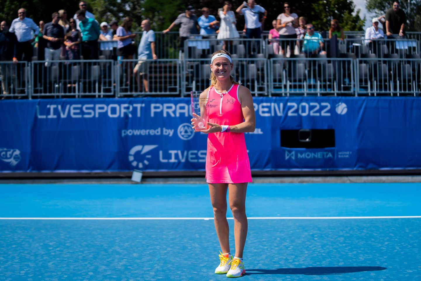 Marie Bouzkova kept the Prague trophy in Czech hands after winning her maiden title in 2022, becoming the fifth home champion in the previous eight editions of the tournament.