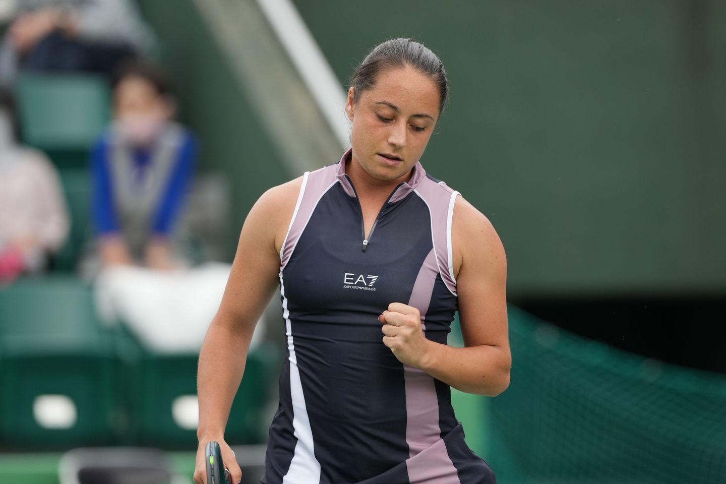 Elisabetta Cocciaretto faced two points to trail Jessika Ponchet 5-1 in the third set of their Osaka first round, and one match point down 5-4, but came back to win 6-4, 5-7, 7-6(3).