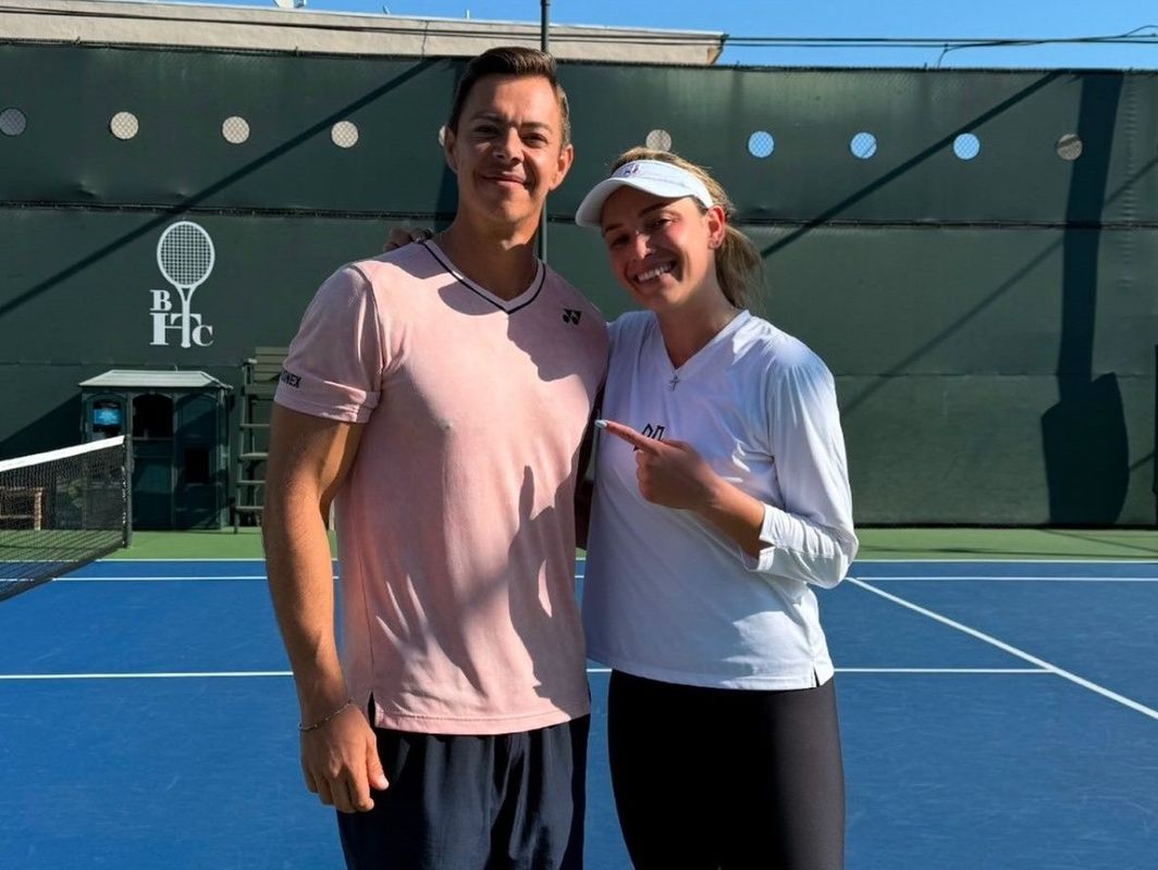 Donna Vekic and Sascha Bajin (Instagram)
