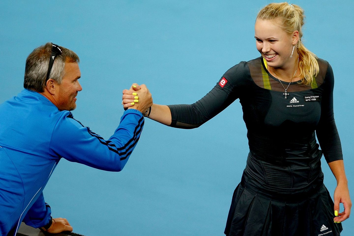 Caroline Wozniacki only had one coach throughout her career, with father Piotr by his daughter’s side as she became WTA World No.1 and won her sole Grand Slam title at the 2018 Australian Open.