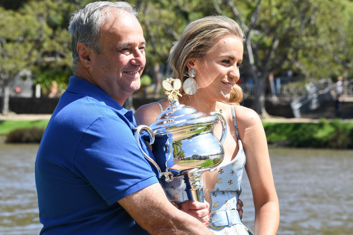 Sofia Kenin was coached to her maiden Grand Slam success in Australia by father Alex, who was famously a taxi driver before he helped his daughter conquer the tennis world.