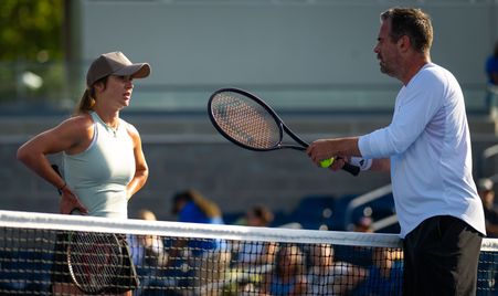 Elina Svitolina and Raemon Sluiter, 2023 US Open