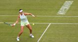 Lucky loser Caroline Dolehide saved two match points on her serve at 5-4 in the third set before squeaking past former World No.1 Karolina Pliskova 2-6, 6-3, 7-6(5) in the opening round of the Rothesay Classic in Birmingham.