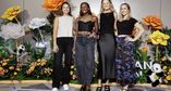 Squad up! Caroline Dolehide and Asia Muhammad posed with Erin Routliffe and Gabriela Dabrowski on arrival.