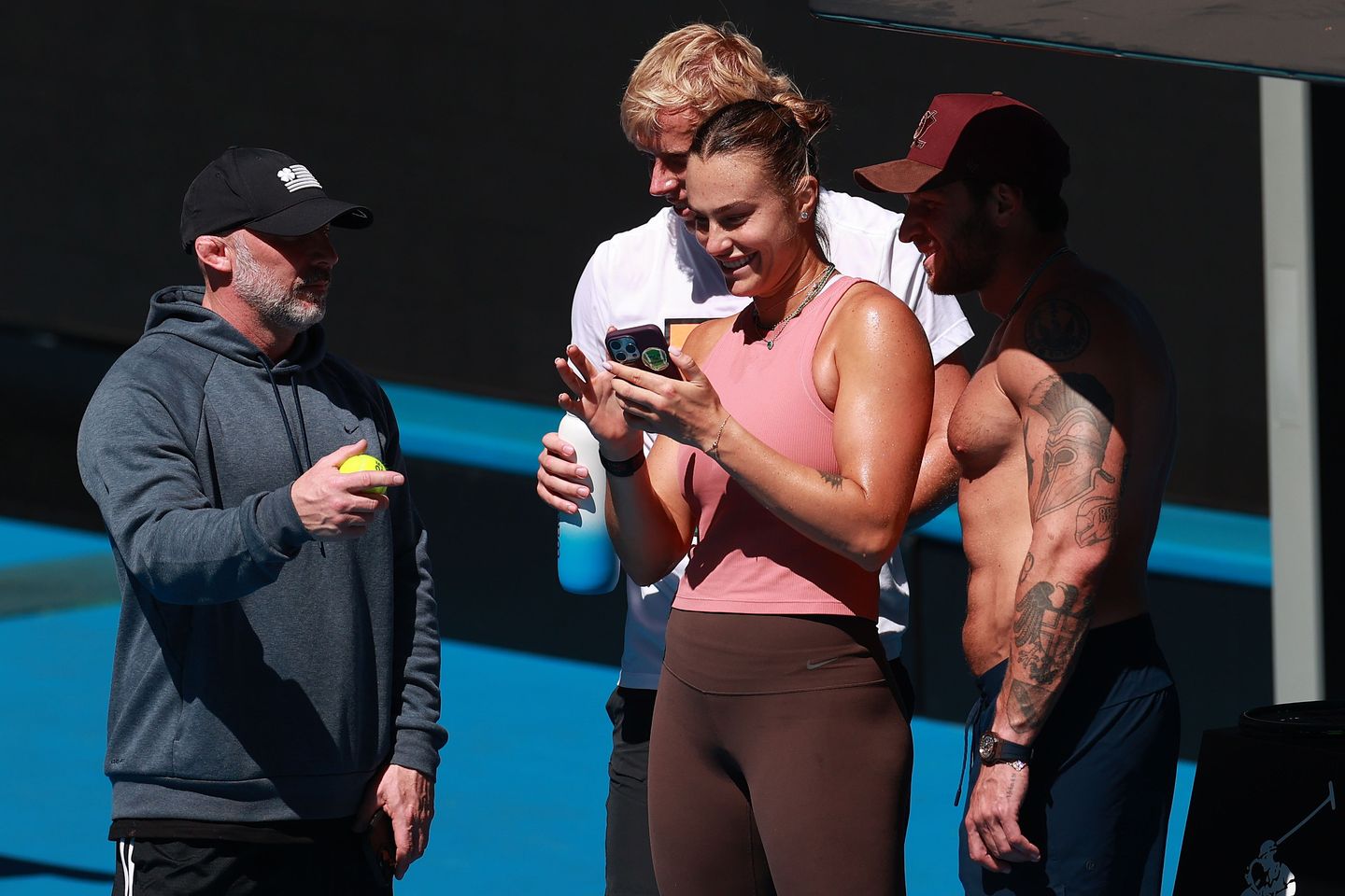 Aryna Sabalenka, 2025 Australian Open practice (Getty)