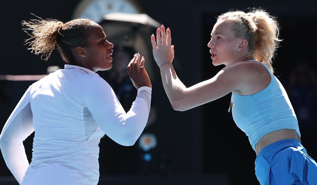 Siniakova and Townsend - 2025 Australian Open final