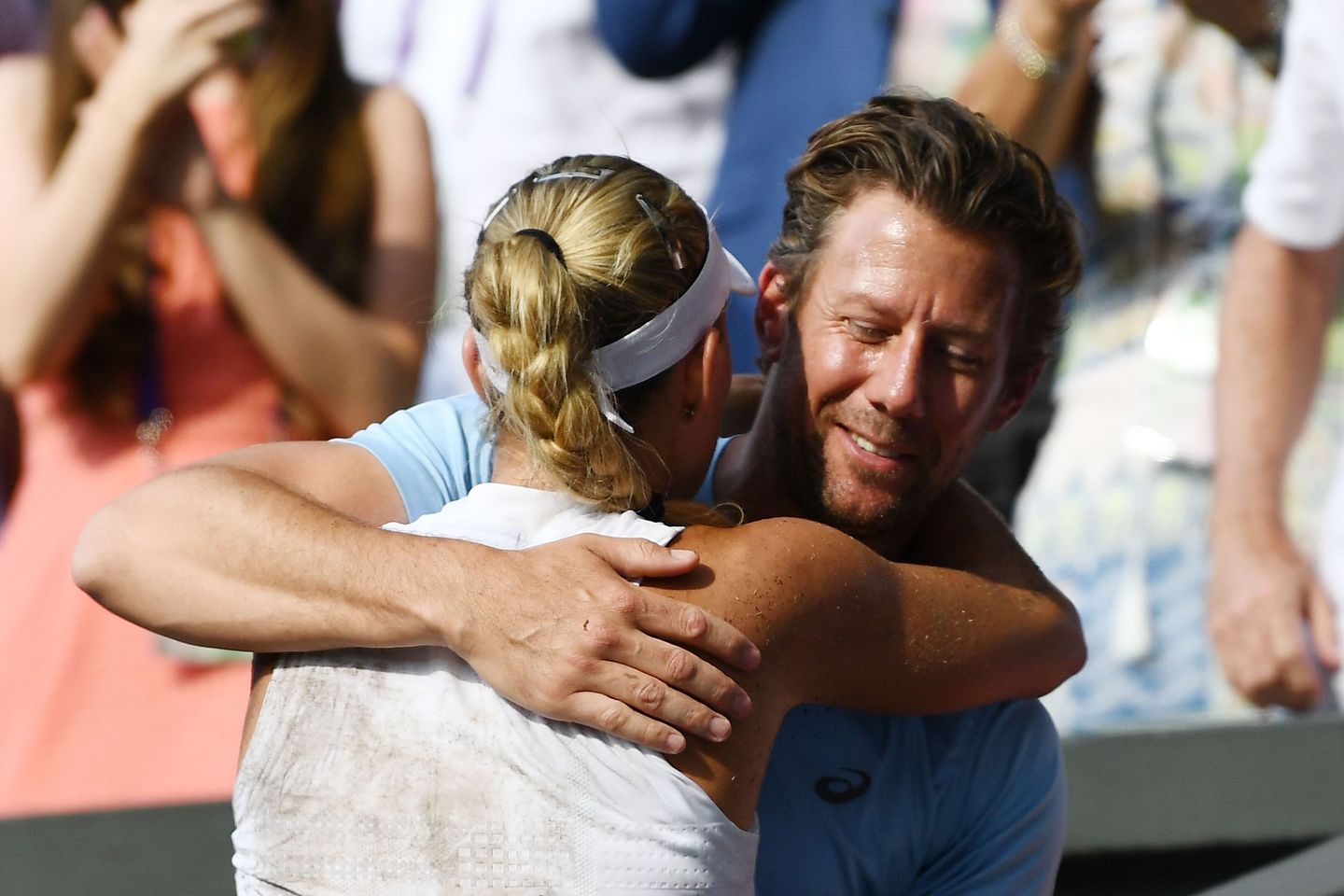 The 2018 Wimbledon title went to Angelique Kerber. She was working with Wim Fissette as she overcame Serena Williams to take that crown.