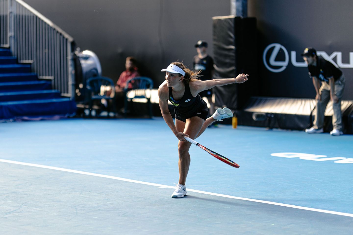 Varvara Gracheva came from a set and 5-3 down to defeat Tereza Martincova 6-7(3), 7-5, 6-2 in the first round of Auckland, saving two match points as Martincova served at 5-4 in set two.