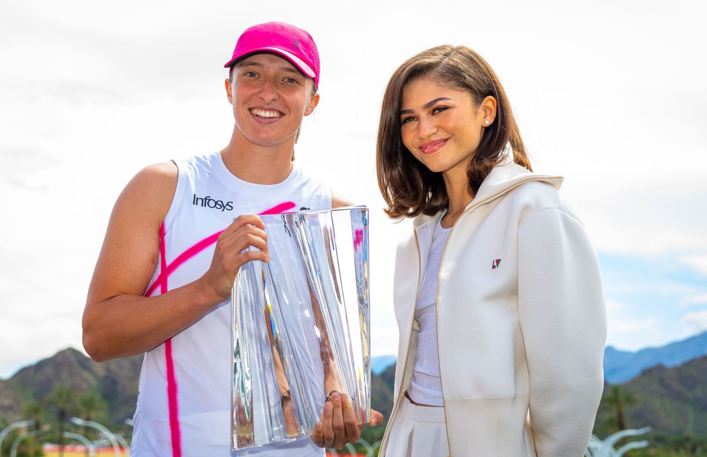 Iga Swiatek Zendaya Indian Wells 2024