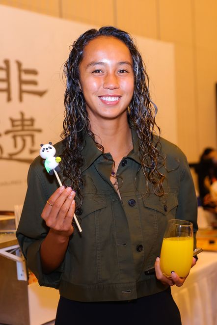 Pandas were popular in more ways than one. Just ask Leylah Fernandez.
