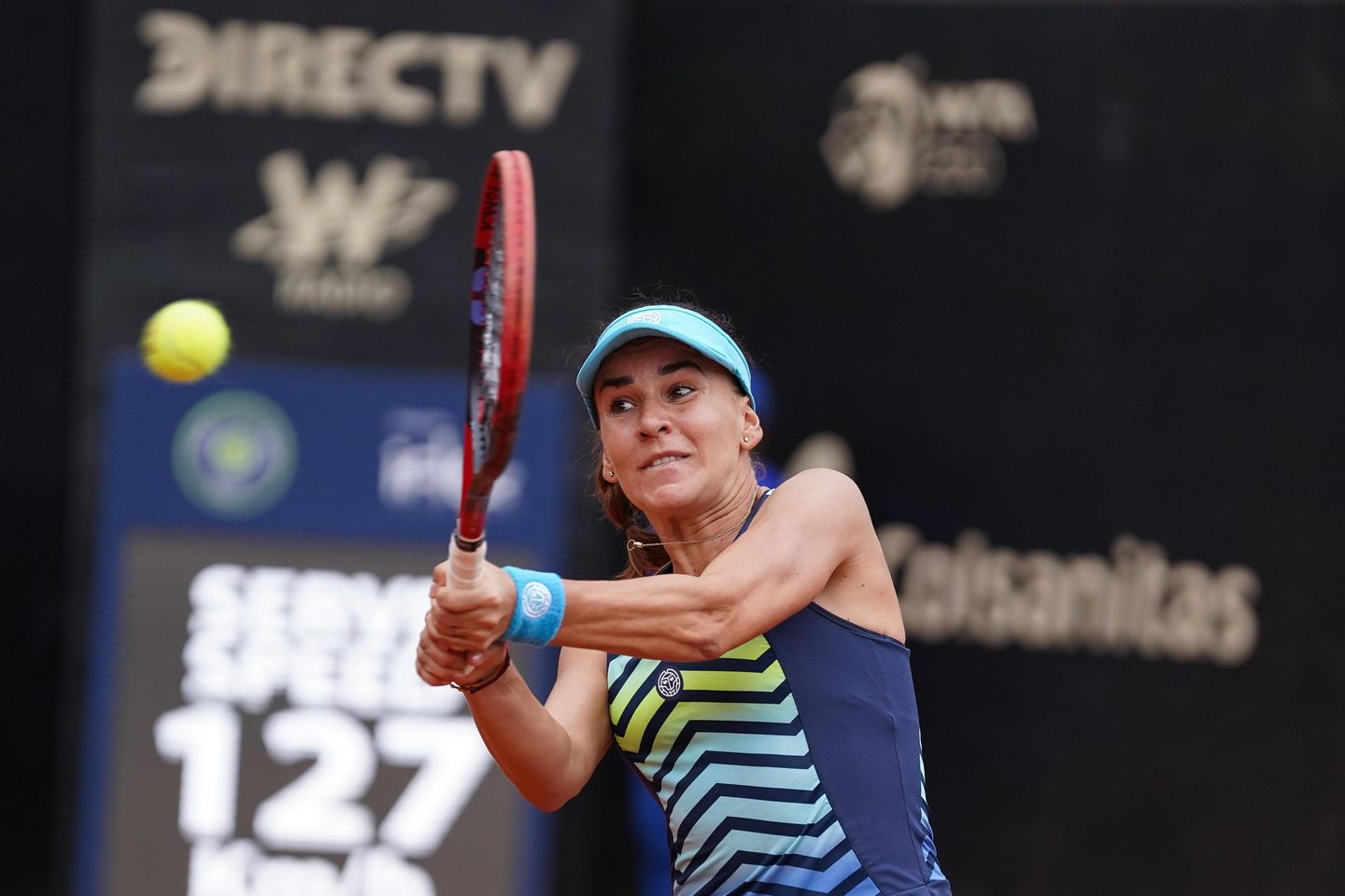 Irina Bara erased one match point at 6-3, 5-4 (almost immediately after a rain delay), then went on to oust former finalist Laura Pigossi 3-6, 7-6(3), 6-4 in a 3-hour and 22-minute Bogota second-round clash.