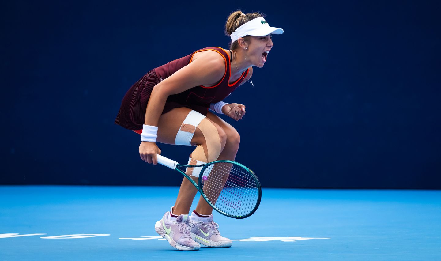 Jaqueline Cristian earned the first Top 10 win of her career in the China Open second round, saving four match points at 5-4 in the third set before clinching a 1-6, 6-4, 7-5 victory over reigning Wimbledon champion Barbora Krejcikova.