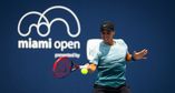 Anhelina Kalinina saved one match point serving at 4-5 in the second set en route to defeating Caroline Wozniacki 5-7, 7-5, 6-4 in the second round of Miami.