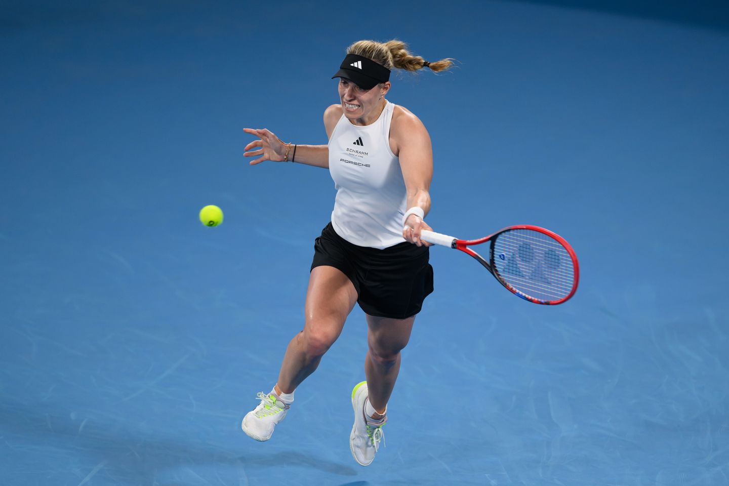 Angelique Kerber notched the first win of her comeback from maternity leave, and spearheaded a win for Germany over Australia in the United Cup semifinals, after saving two match points in the deciding tiebreak to best Ajla Tomljanovic 4-6, 6-2, 7-6(7).