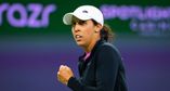Playing her first match in five months following an injury layoff, Madison Keys saved two match points serving at 4-5 in the third set en route to defeating Hailey Baptiste 6-4, 4-6, 7-6(4) in the second round of Indian Wells.