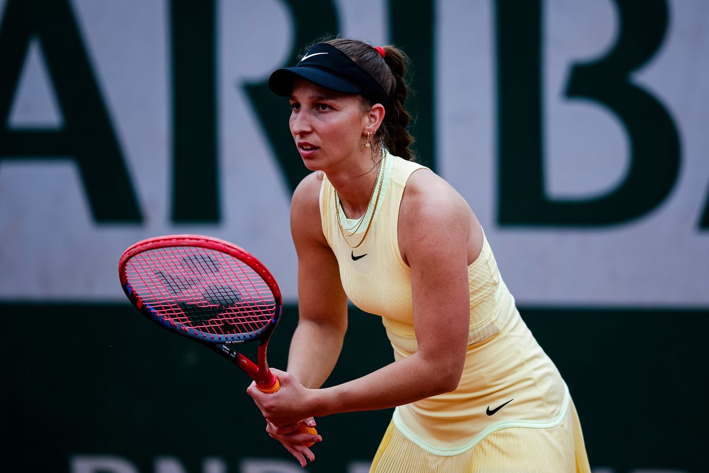 In the first round of Roland Garros, Tamara Korpatsch held her first match point against Ashlyn Krueger at 5-4 in the third set, but had to save one in the ensuing tiebreak before winning 4-6, 6-4, 7-6[9].