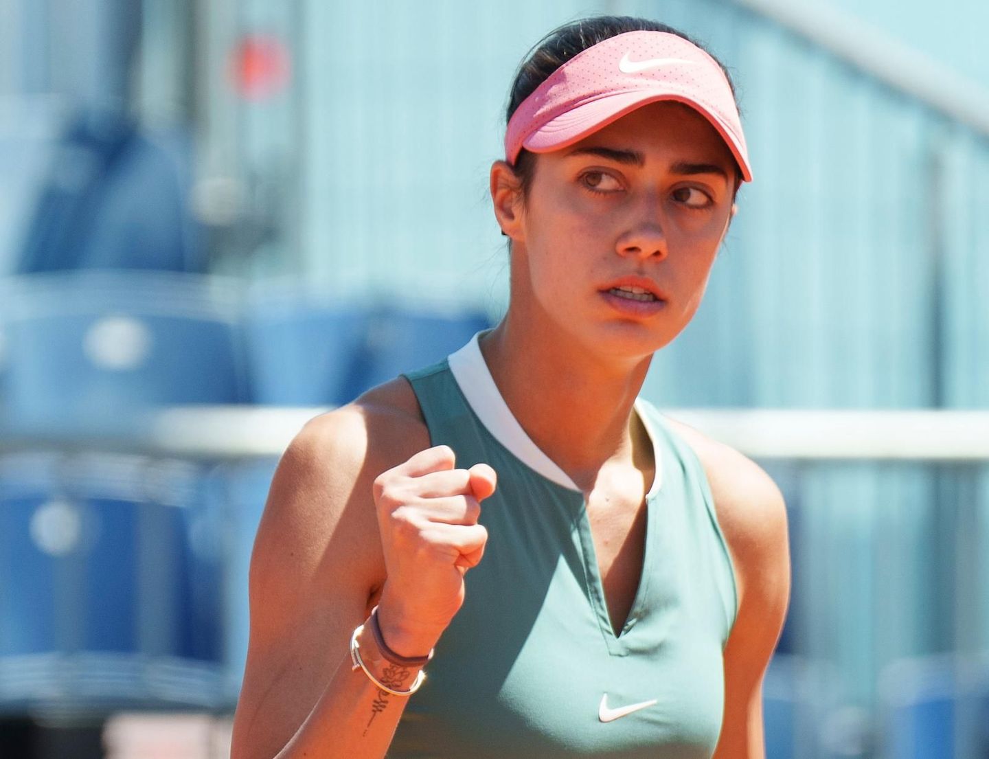 Serbian qualifier Olga Danilovic saved four match points in the second set (one at 5-3 and three more in the tiebreak) en route to a 3-6, 7-6(8), 6-4 victory over Clara Burel in the first round of the Mutua Madrid Open.