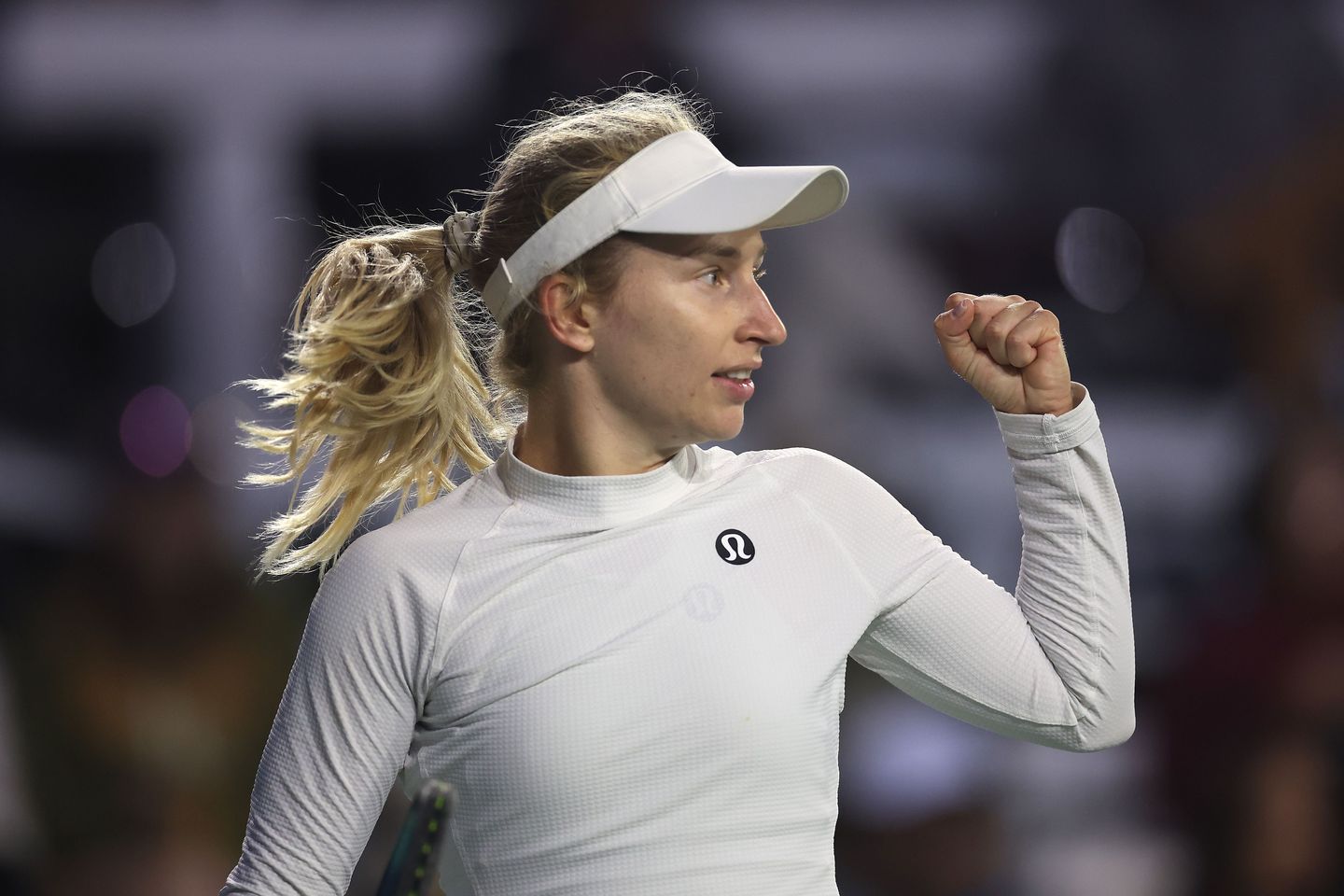 Daria Saville came from a set and a break down to defeat Tatjana Maria in the Round of 16 in San Diego, saving one match point on her own serve at 4-5, 30-40 in the second set before winning 5-7, 7-6(2), 6-2 in 3 hours and 14 minutes.