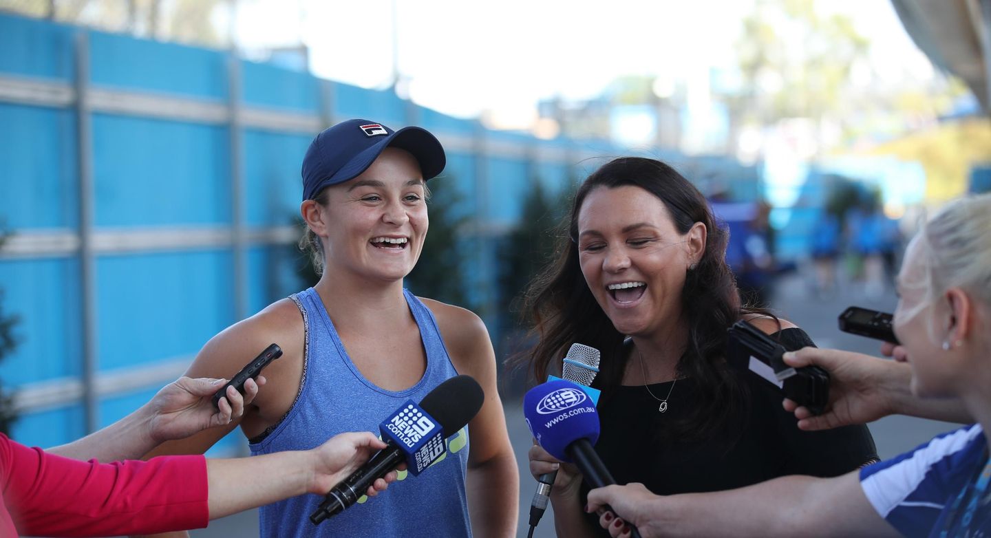 Ashleigh Barty’s rousing run gave local media – including her former doubles partner Casey Dellacqua – plenty to talk about. (Getty Images)