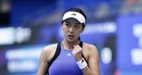 Wang Xinyu defeated Ekaterina Alexandrova 4-6, 7-5, 7-6(6) in the Wuhan quarterfinals, saving two match points -- one as Alexandrova served at 5-4 in the third set and one down 6-5 in the tiebreak (which Wang had led 5-0).
