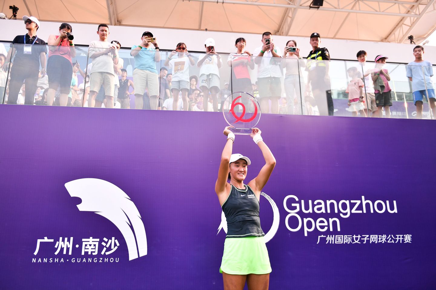 Wang Xiyu's maiden title at Guangzhou 2023 ensured a Chinese champion for the sixth time in tournament history, following Li Na (2004), Yan Zi (2005), Zhang Shuai (2013, 2017) and Wang Qiang (2018).