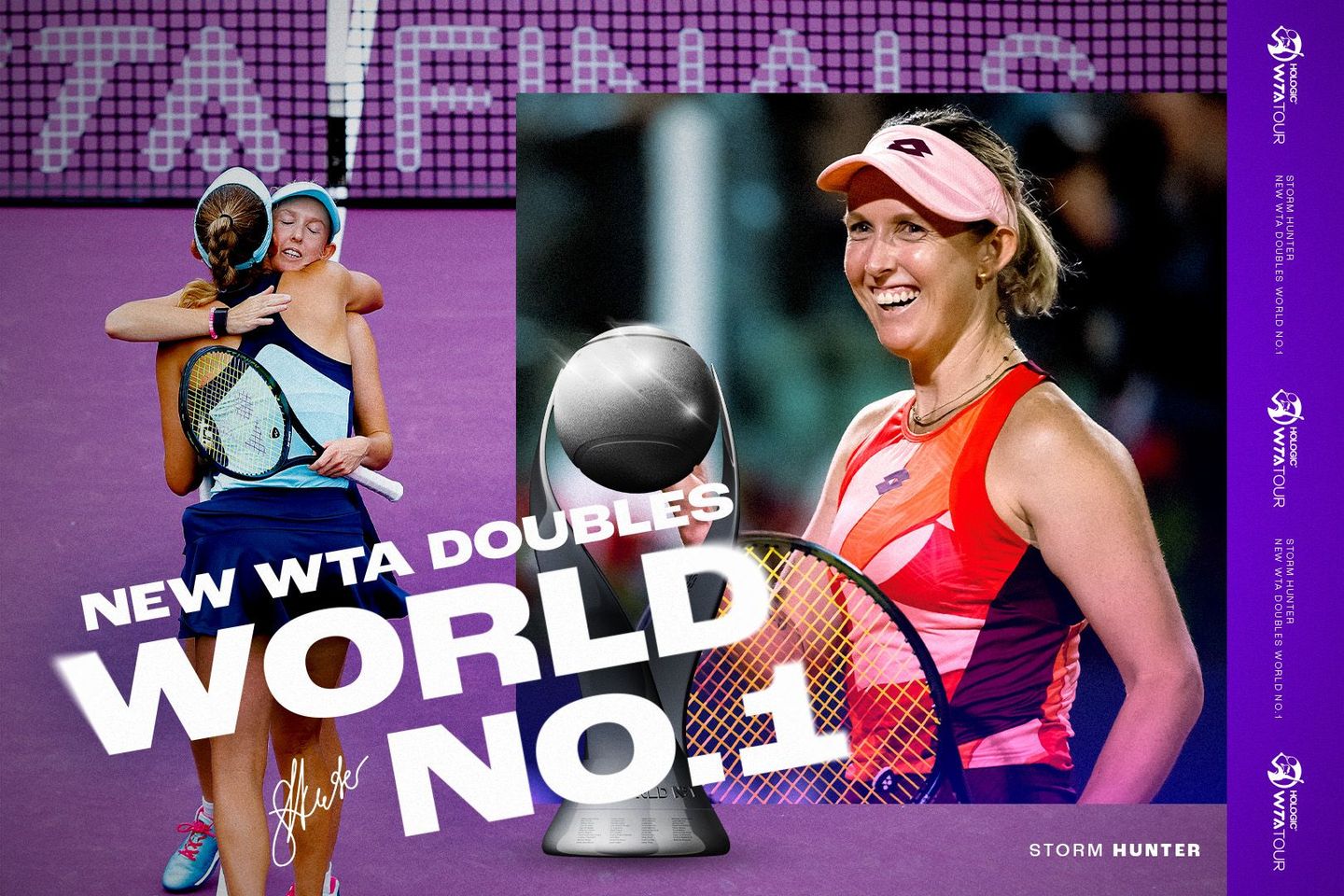 WTA Doubles No.1 Storm Hunter REVISED graphic