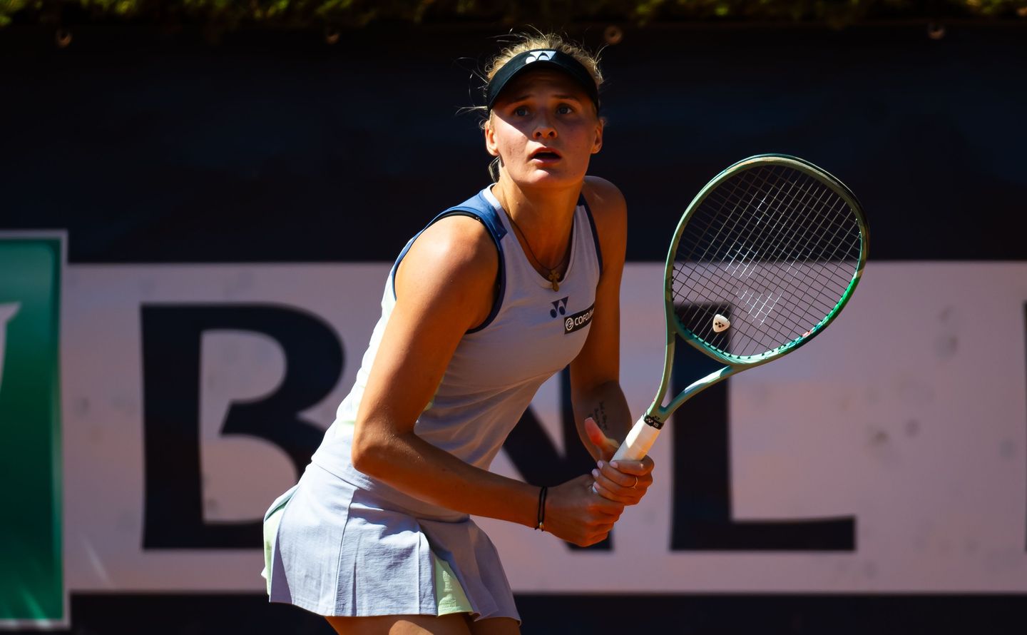 Dayana Yastremska came from a set and 5-2 down to defeat Laura Siegemund 4-6, 7-5, 6-2 in the Rome second round, saving two match points as the German served at 5-4 in the second set.